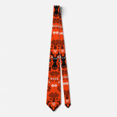 Moderne Scandinavische folk art herten Stropdas (Voorkant)