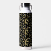 Moderne Scandinavische folk art herten Waterfles (Voorkant)