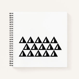 Moderne, Scandinavische geometrische ontwerpkunst Notitieboek