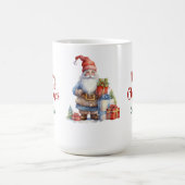 Moderne Scandinavische kerstkabouter met geschenke Koffiemok (Center)