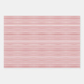 Moderne Scandinavische kerstpatronen roze beige Inpakpapier Vel (Voorkant 3)