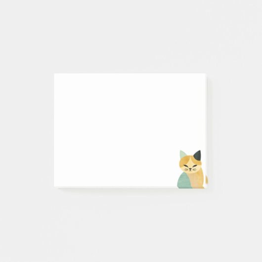 Moderne Scandinavische Minimalistische Geometrisch Post-it® Notes (Voorkant)