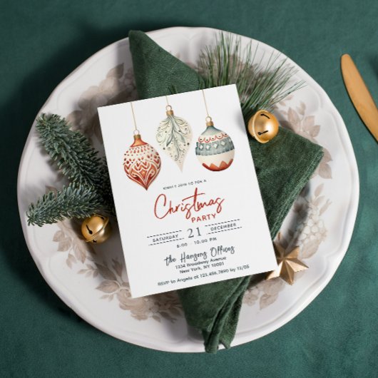 Moderne Scandinavische stijl Ornamenten kerstfeest Kaart