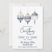 Moderne Scandinavische stijl Ornamenten kerstfeest Kaart (Voorkant)