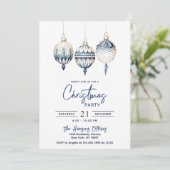 Moderne Scandinavische stijl Ornamenten kerstfeest Kaart (Staand voorkant)