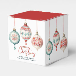 Moderne Scandinavische stijl Ornamenten Vrolijk ke Bedankdoosjes