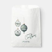 Moderne Scandinavische stijl Ornamenten Vrolijk ke Bedankzakje (Voorkant)