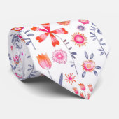 Moderne Scandinavische wilde bloem Stropdas (Opgerold)