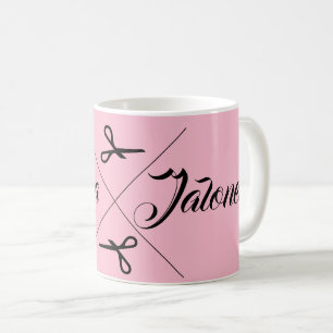 Moderne schaar Hair Stylist Ballet Roze Koffiemok