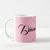 Moderne schaar Hair Stylist Ballet Roze Koffiemok (Links)