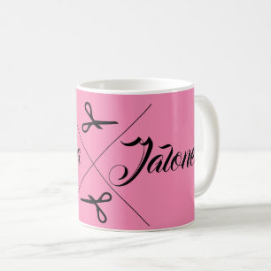 Moderne schaar Hair Stylist Cupcake Roze Koffiemok