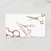 Moderne schaar Hair Stylist Polignac Visitekaartje (Voorkant)