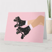 Moderne Schaatsen met wielrennen Derby Skater Kaart (Voorkant)