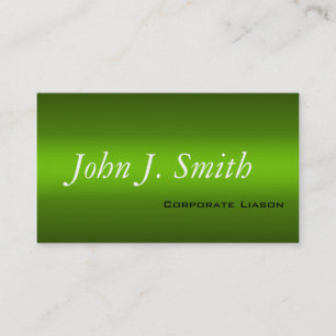 Moderne schaduwen van groene professionele Visitek Visitekaartje