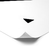 Moderne schandalen: vrije zwarte en witte crèche poster (Hoek)