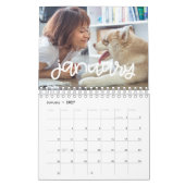 Moderne schattige 2026 foto kalender (Jan 2027)