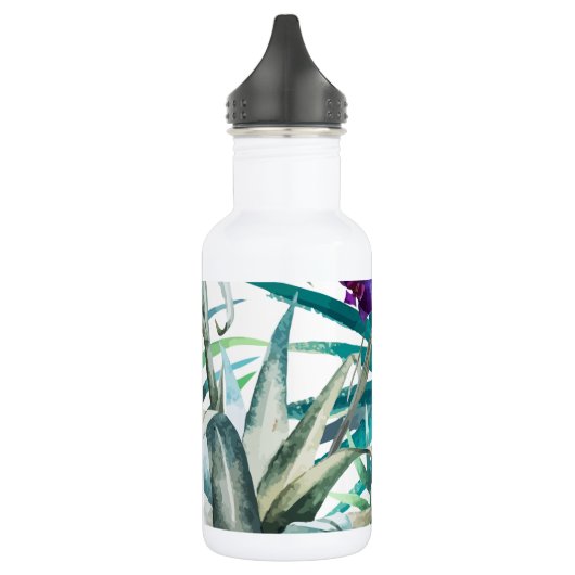 Moderne schattige anananasappelzomerse schattig waterfles  (Links)