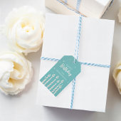 Moderne schattige kaarsen Gelukkige Verjaardag Gro Cadeaulabel