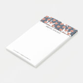 Moderne Schattige Koala en Tropisch Blad Post-it® Notes (Schuin)