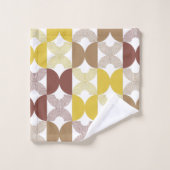 Moderne, schattige retro patroon Kunelegant Bad Handdoek (Wasdoekje)