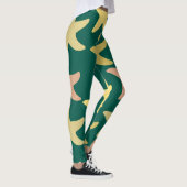 Moderne schattige ster vis Nautische oefening Groe Leggings (Rechts)