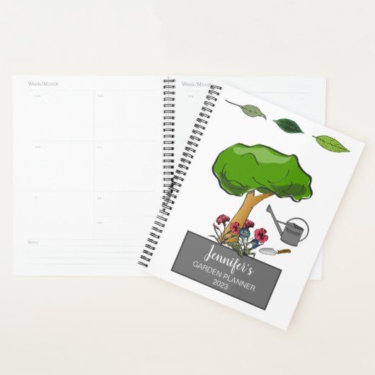 Moderne, schattige tuinbouw planner (Display)