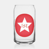 Moderne Schattigee Baby Keepsake Daddy Eerste Vade Blikvorm Glas (Achterkant)