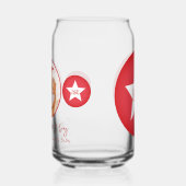 Moderne Schattigee Baby Keepsake Daddy Eerste Vade Blikvorm Glas (Links)