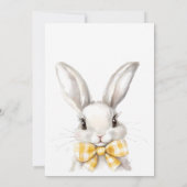 Moderne Schattigee Bunny Easter Egg Hunt Rabbit Ar Kaart (Achterkant)