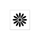 Moderne Schattigee Daisy Flower | Motif Rubber Sta Rubberstempel (Afrduk)