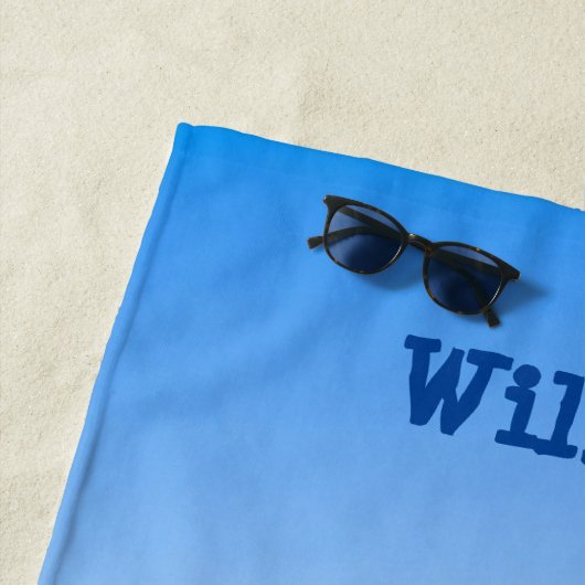 Moderne Schattigee en kleurrijke robotjongens Strandlaken (In situ)