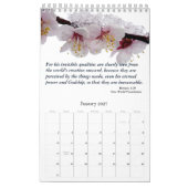 Moderne Schattigee fotografie bloeit religieus Kalender (Jan 2027)