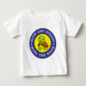 Moderne Schattigee gepersonaliseerde Baby schildpa (Voorkant)