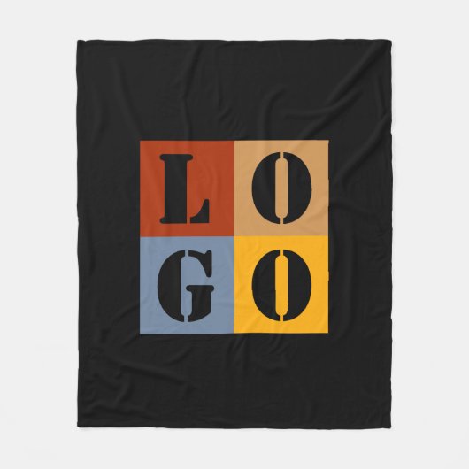 Moderne Schattigee gepersonaliseerde geschenken Zw Fleece Deken (Voorkant)