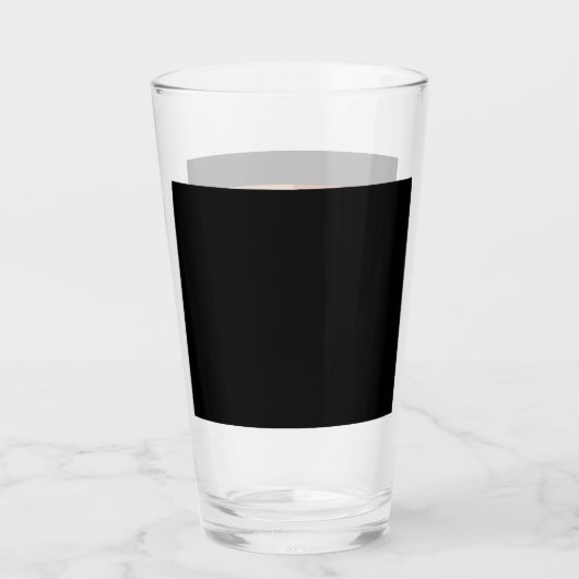 Moderne Schattigee gepersonaliseerde geschenken Zw Glas (Achterkant)