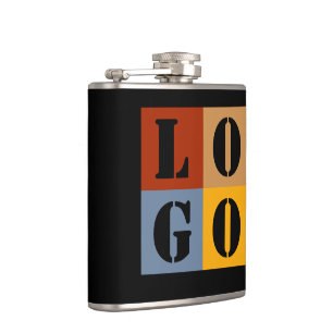 Moderne Schattigee gepersonaliseerde geschenken Zw Heupfles