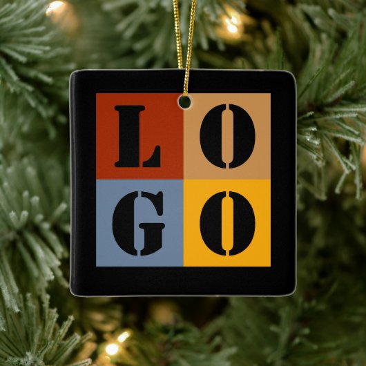 Moderne Schattigee gepersonaliseerde geschenken Zw Keramisch Ornament (Boom)