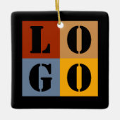 Moderne Schattigee gepersonaliseerde geschenken Zw Keramisch Ornament (Voorkant)