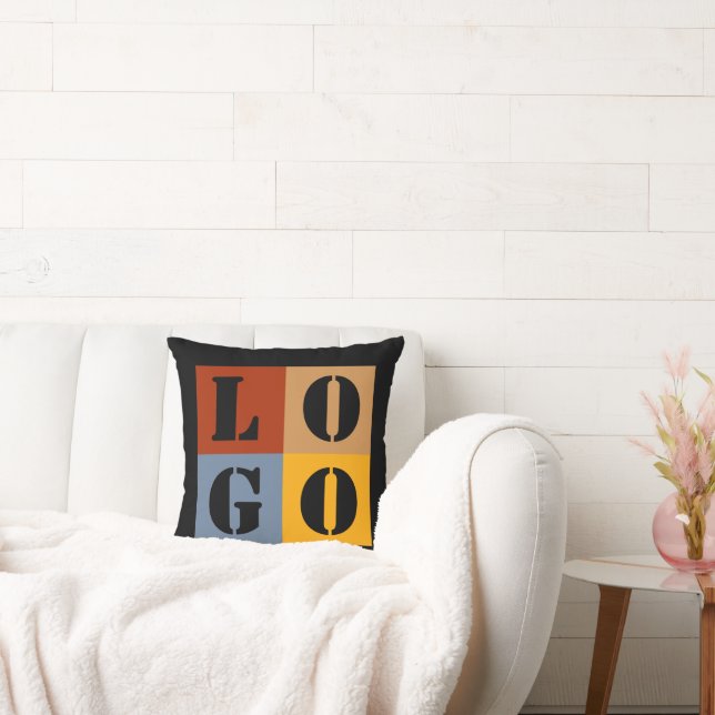 Moderne Schattigee gepersonaliseerde geschenken Zw Kussen (Bank)