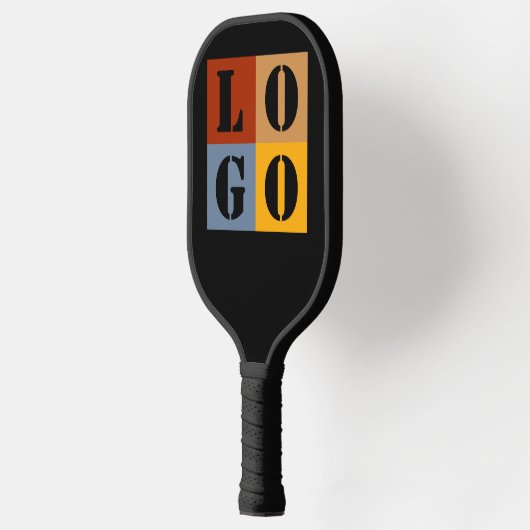 Moderne Schattigee gepersonaliseerde geschenken Zw Pickleball Paddle (Links)