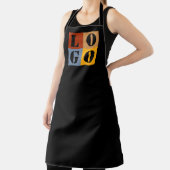 Moderne Schattigee gepersonaliseerde geschenken Zw Schort (Insitu)