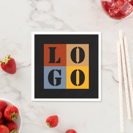 Moderne Schattigee gepersonaliseerde geschenken Zw Servet (Insitu)