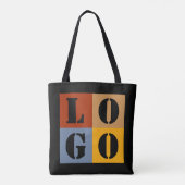 Moderne Schattigee gepersonaliseerde geschenken Zw Tote Bag (Achterkant)