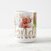 Moderne Schattigee GRANDMA 3 foto gepersonaliseerd Koffiemok (Center)