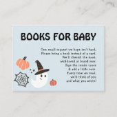 Moderne Schattigee Halloween Boeken voor Baby Jong Informatiekaartje (Voorkant)