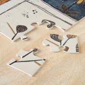 Moderne Schattigee katten uit het midden van de ee Legpuzzel (Zijkant)