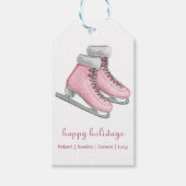 Moderne Schattigee kerst Cadeaulabel (Voorkant)