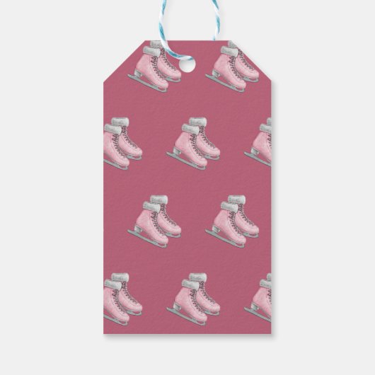 Moderne Schattigee kerst Cadeaulabel (Achterkant)