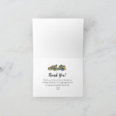 Moderne Schattigee Kleurrijke Gelukkige Verjaardag Bedankkaart (Binnen)