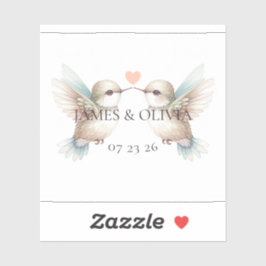 Moderne Schattigee kolibrie Sticker